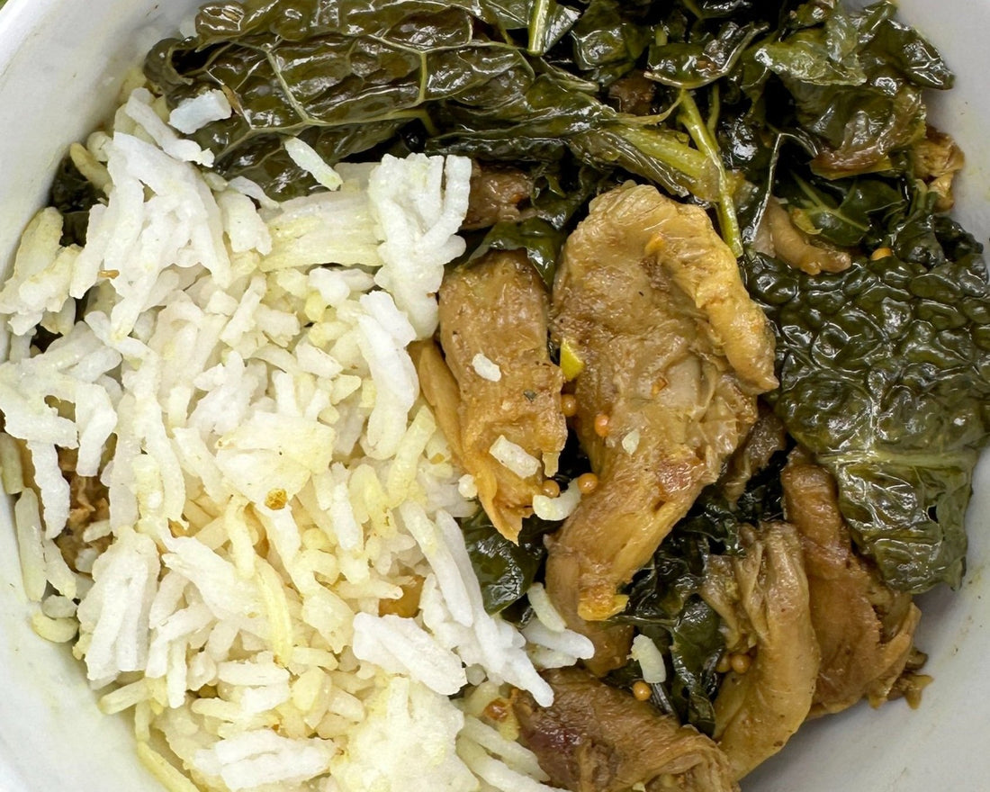 Oyster Mushroom Saag