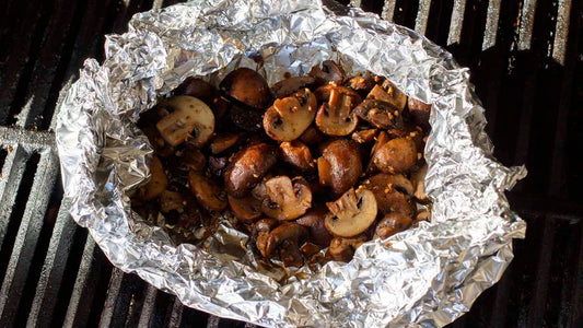 Grilled Mushrooms in Foil Packets