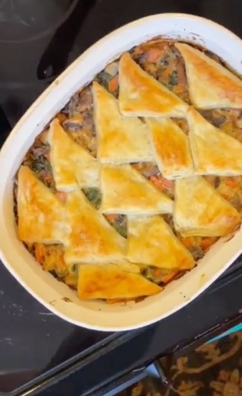 Easy Healthy-ish Kale and Mushroom Bake
