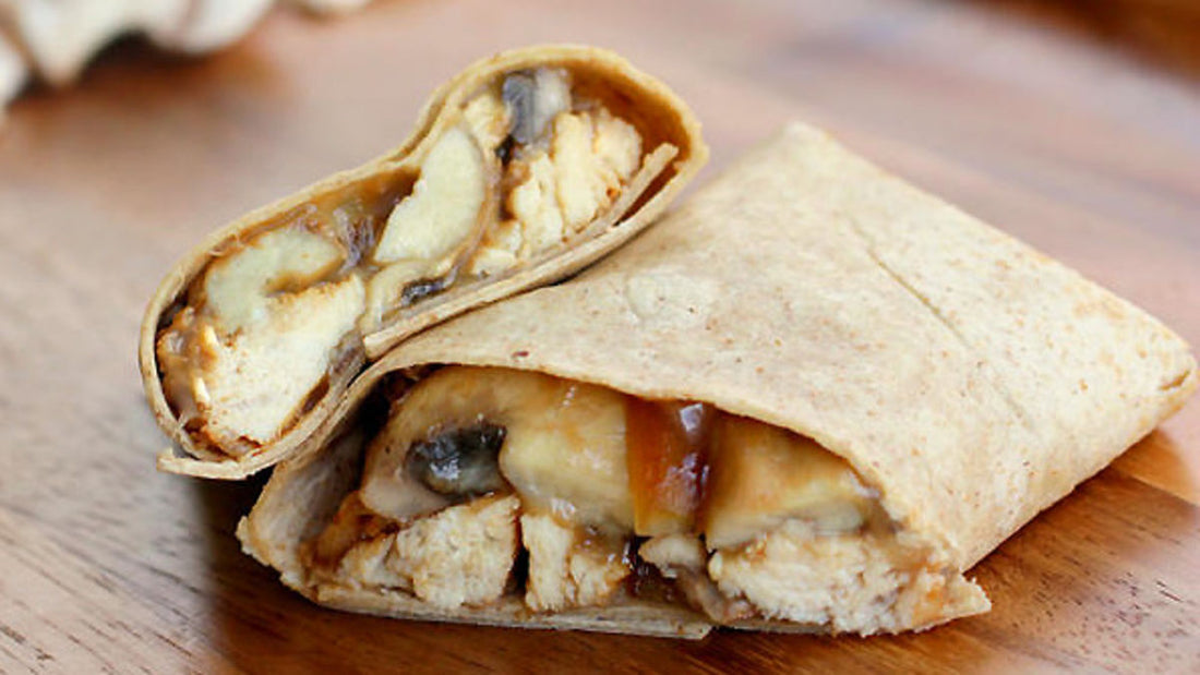 Chicken & Oyster Mushroom Marsala Wrap