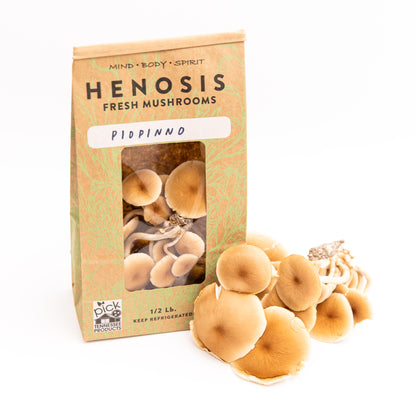 Piopinno mushroom cluster with market bag