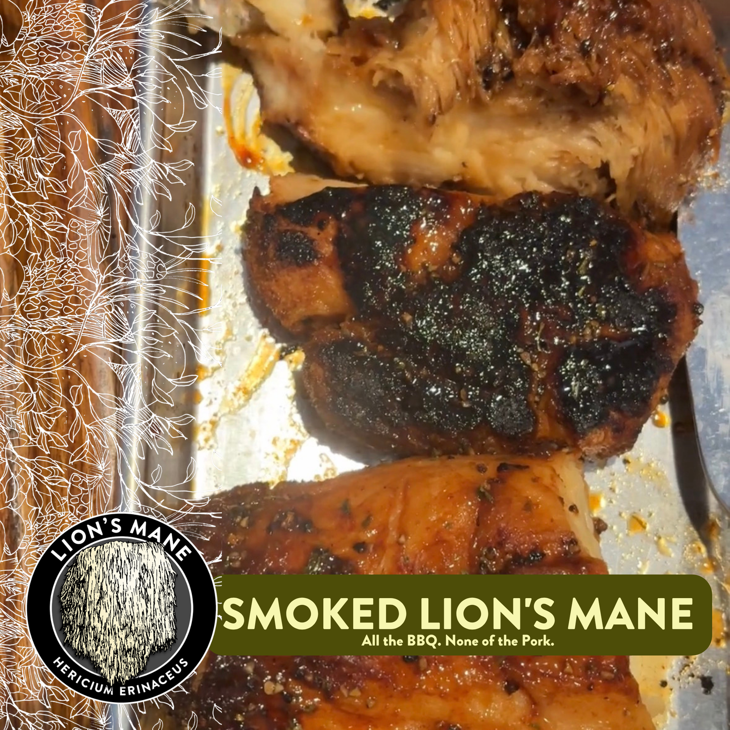 Smoked Lion's Mane Mushroom (4th of July Limited Release)